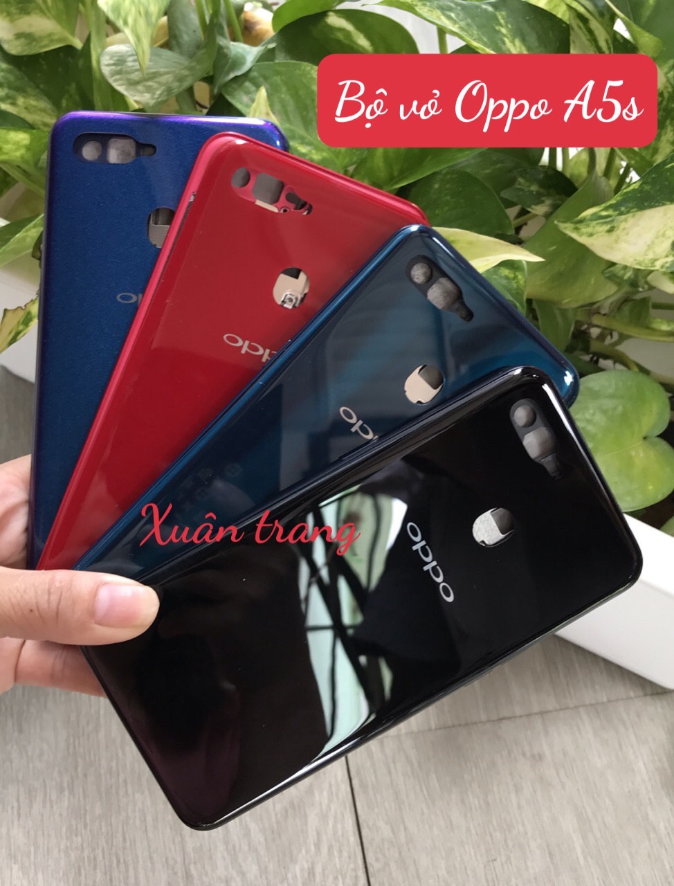 Bộ vỏ sườn oppo a5s zin hàng cao cấp