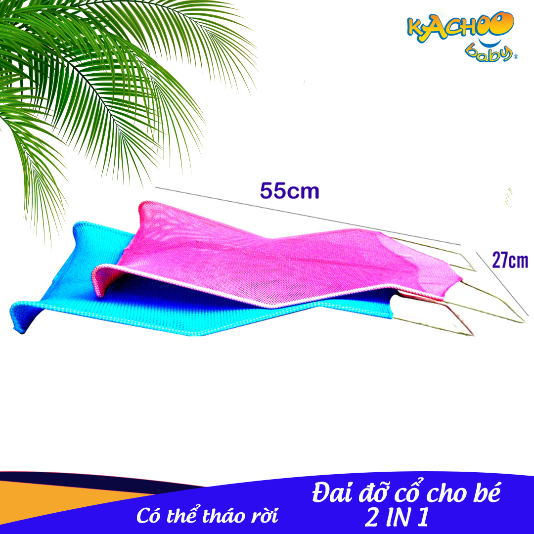 [HCM]Ghế lưới tắm bé sơ sinh hiệu KACHOOBABY - Loại không có gối