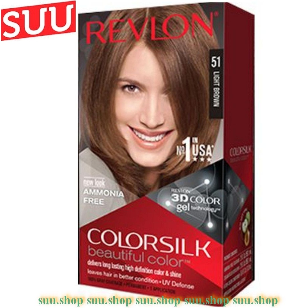 Thuốc Nhuộm Tóc Revlon Số 51 Màu Nâu Sáng
