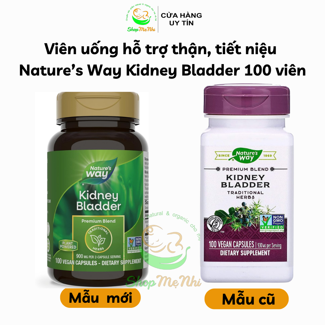 Viên uống hỗ trợ thận, bàng quang Nature’s Way Kidney Bladder 100 viên.