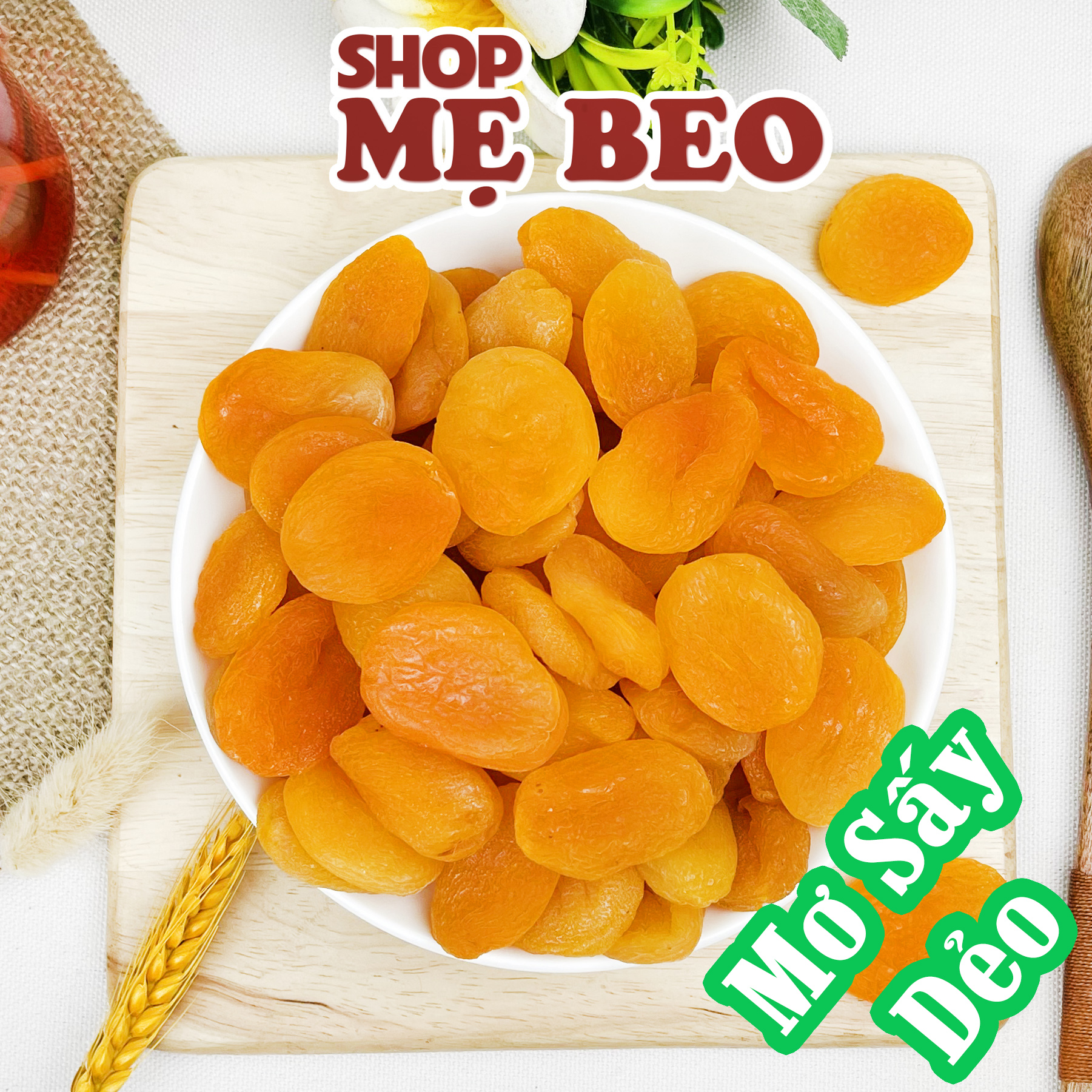 250gr mơ vàng thổ nhĩ kỳ sấy dẻo không đường