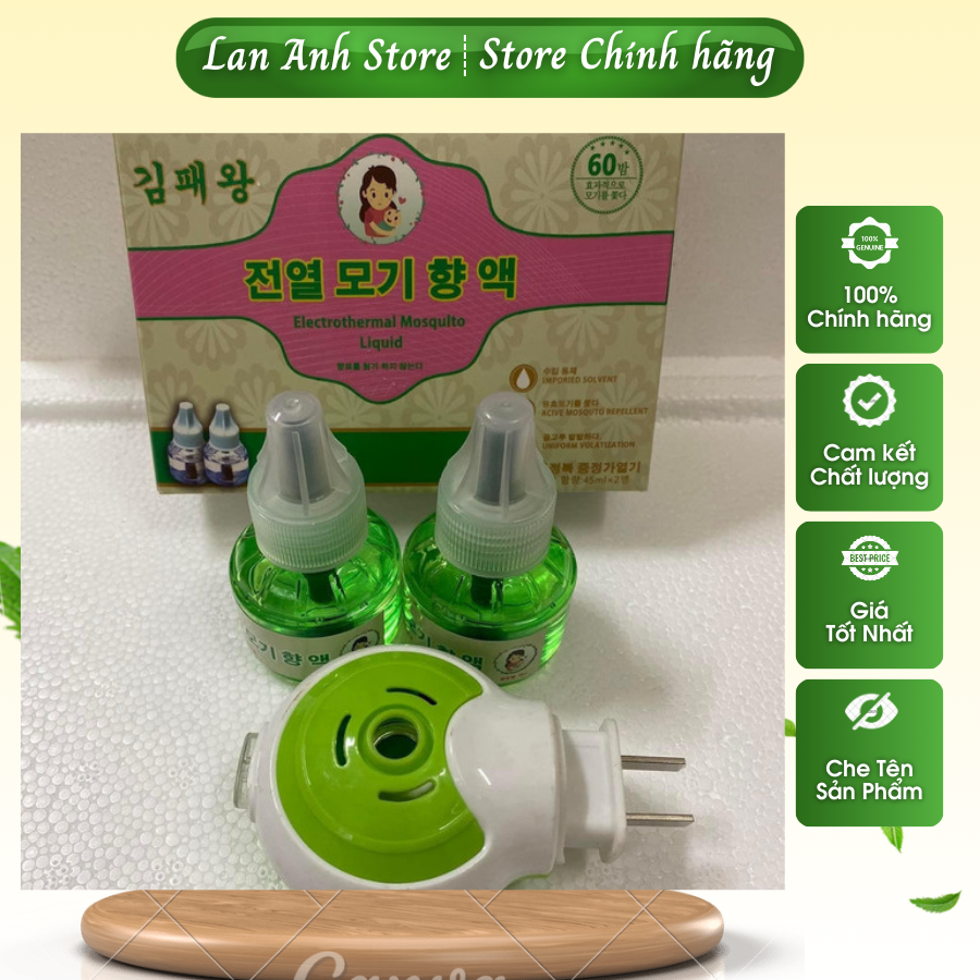 Đèn xông tinh dầu đuổi muỗi hàn quốc