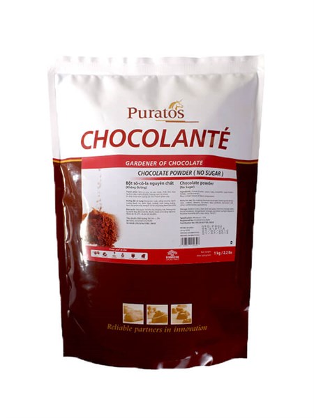 Bột chocolate puratos 1kg- nguyên liệu pha chế cloud mart