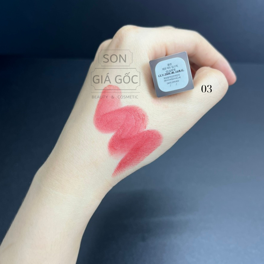 SON THỎI ROMAND ZERO MATTE LIPSTICK từ màu 01- màu 23