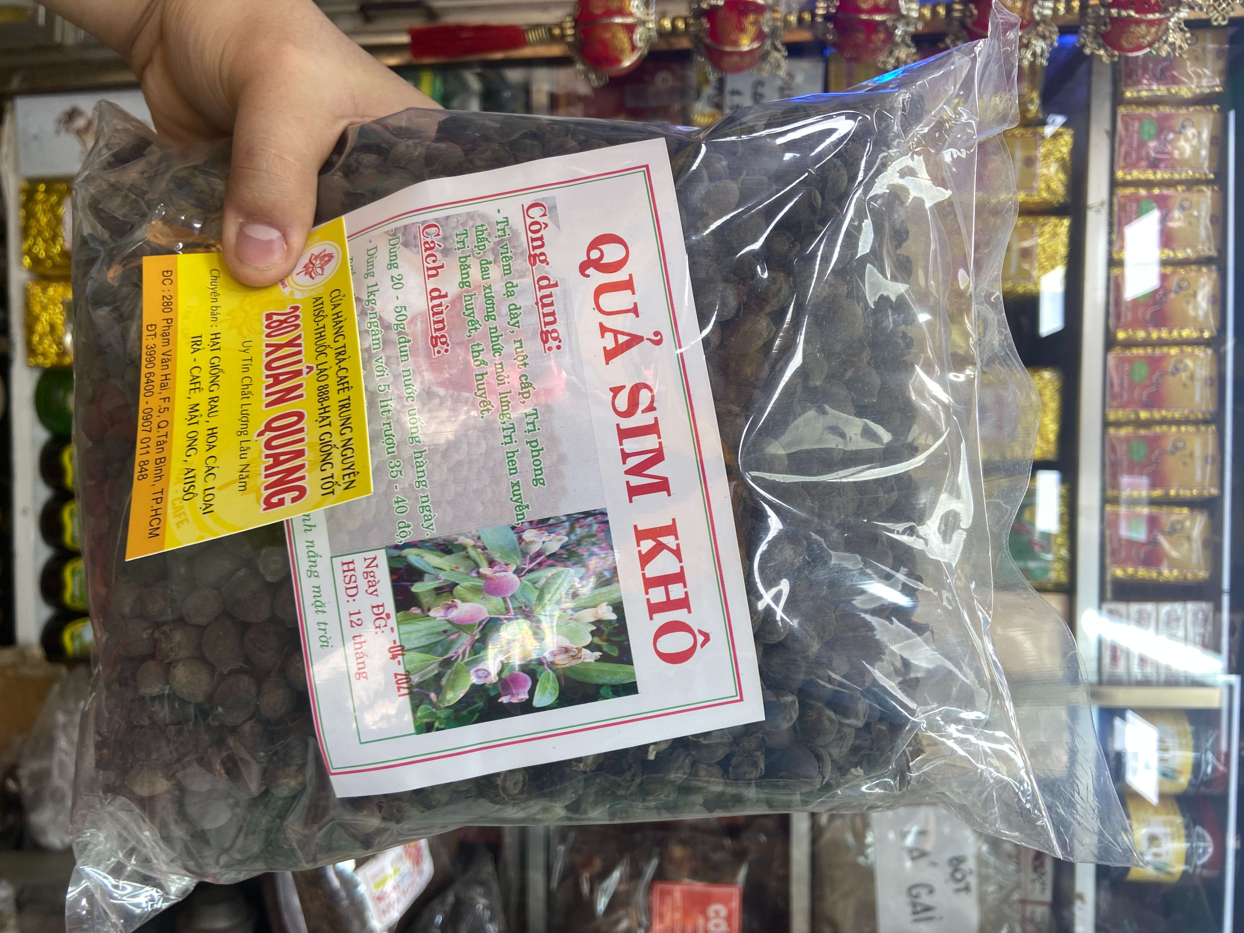 QUẢ SIM KHÔ ( QUẢ CHÍN ) - HÀNG HOÀ BÌNH - ĐÓNG GÓI 1 KÍ