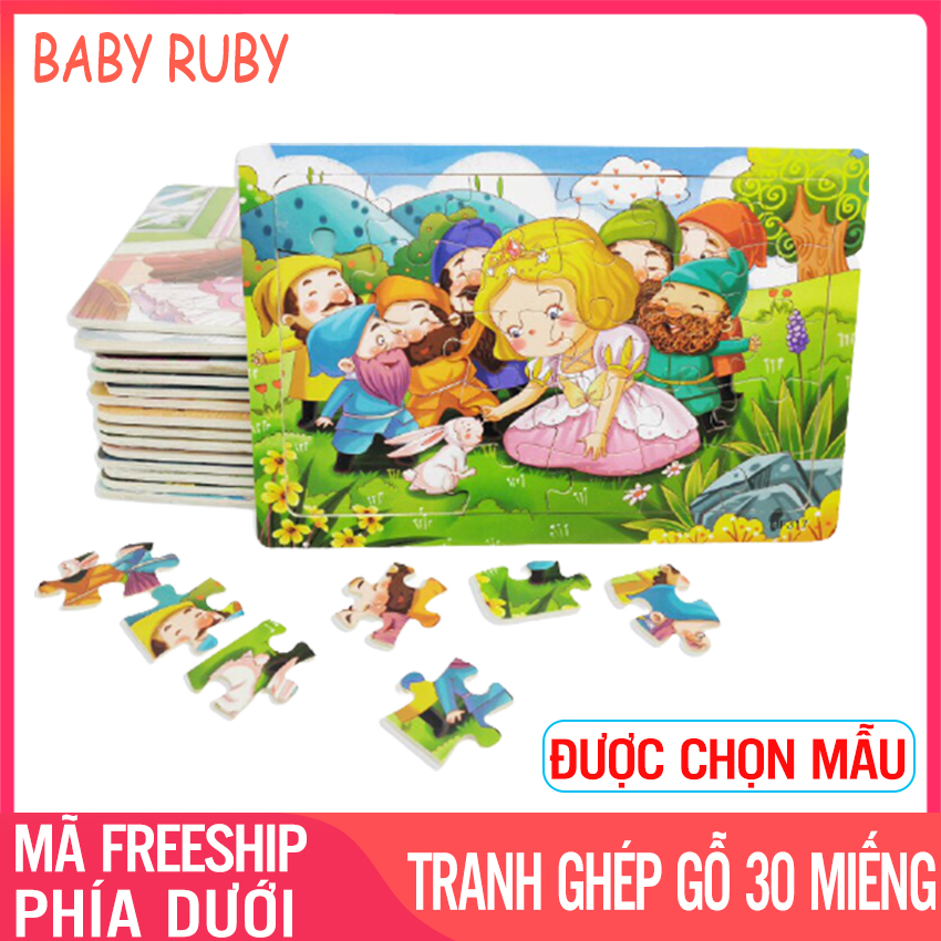 Tranh Xếp Hình Cho Bé 30 Mảnh - Dành Cho Bé, Hình Động Vật Và Phương Tiện - Đồ Chơi Gỗ, Tranh Ghép Hình Gỗ, Đồ Chơi Ghép Hình, Tranh Ghép Hình Cho Bé, Tranh Ghép Gỗ 9 Miếng, Tranh Xep Hinh, Đồ Chơi Xếp Hình, Tranh Gỗ - Baby Ruby