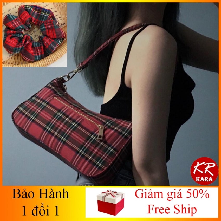 (HOT) Túi Kẹp Nách Nữ Vintage Hottrend KR 180- 8 Màu Lựa chọn, Chất liệu cao cấp, Có 2 Dây- Túi xách nữ đeo chéo thời trang, Túi xách nữ đeo chéo Hàn Quốc, Túi xách nữ đẹp- KARA 180.