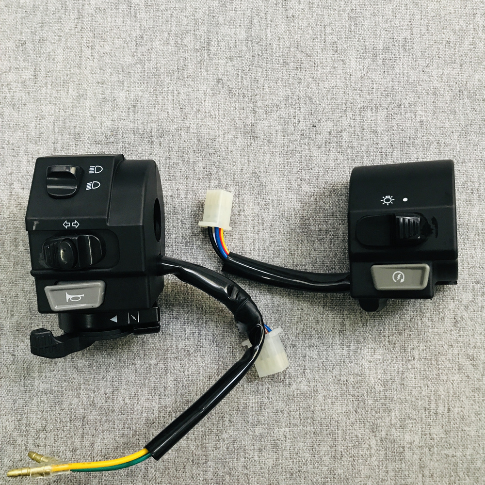 [BỘ CÙM TRÁI VÀ PHẢI] Bộ cùm công tắc, bộ cùm nút nhấn xinhan sang đường, còi, đèn, chế độ đèn, nút đề gắn xe SIRIUS, SIRIUS NHẬT như zin theo xe