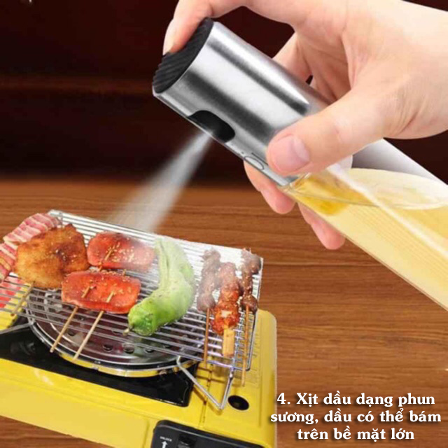 Chai thuỷ tinh bọc inox đựng dầu ăn chiết rót chống tràn, lọ thủy tinh đựng dầu mắm dấm 200ml, chai thủy tinh 200ml đựng dầu ăn
