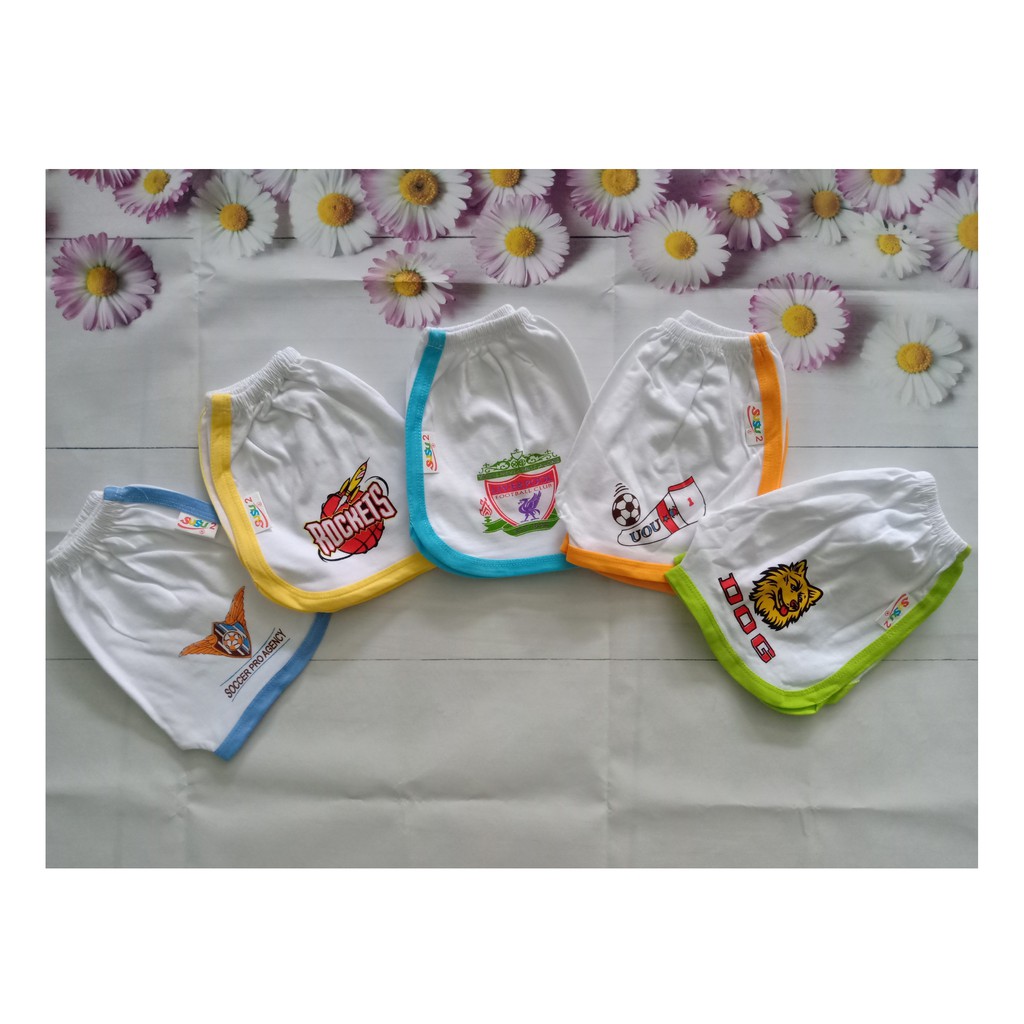Combo 5 quần đùi bossi cho bé trai