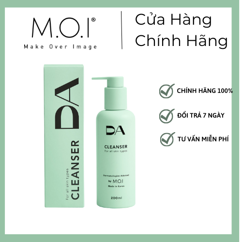 Sữa rửa mặt 2 trong 1 da by m.o.i hồ ngọc hà dạng gel dịu nhẹ cho da nhạy cảm 200ml