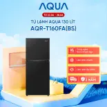 [SALE SỐC] Tủ lạnh ngăn đá trên AQR-T160FA(BS) - Màu đen - Bảo hành 2 năm - Freeship toàn quốc
