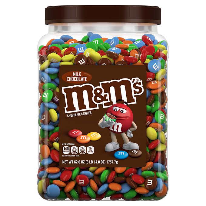 Kẹo Socola M&M không nhân - hộp pantry size 1.7kg - hàng nhập Mỹ