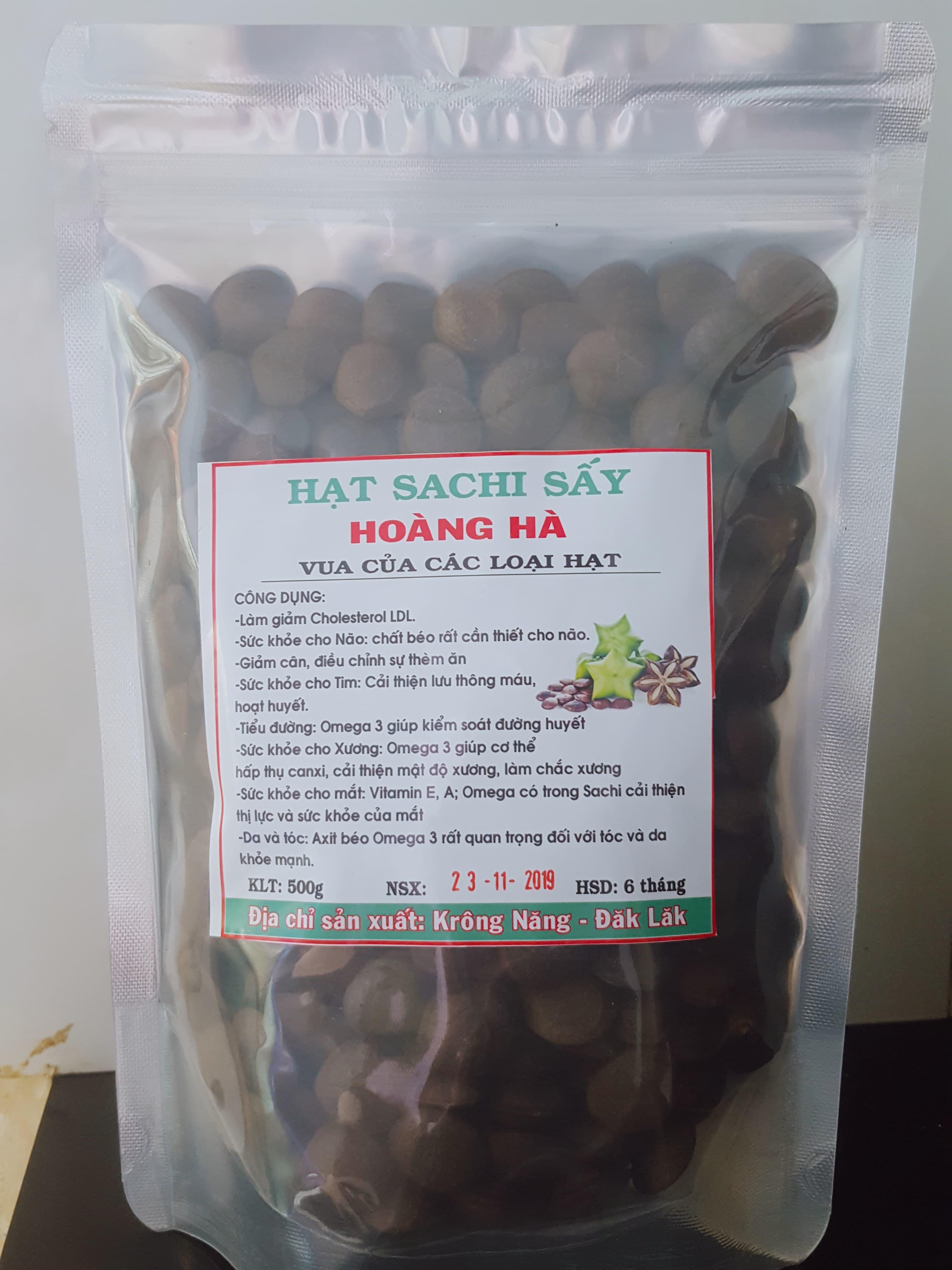 1 kg hạt sachi đã sấy chín - giàu omega 3 cho cả nhà