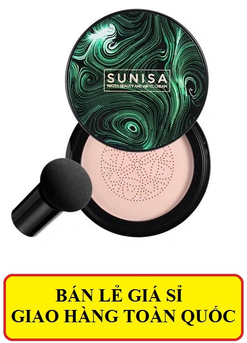 Phấn nước SUNISA kèm cọ hàng nội địa Trung cao cấp