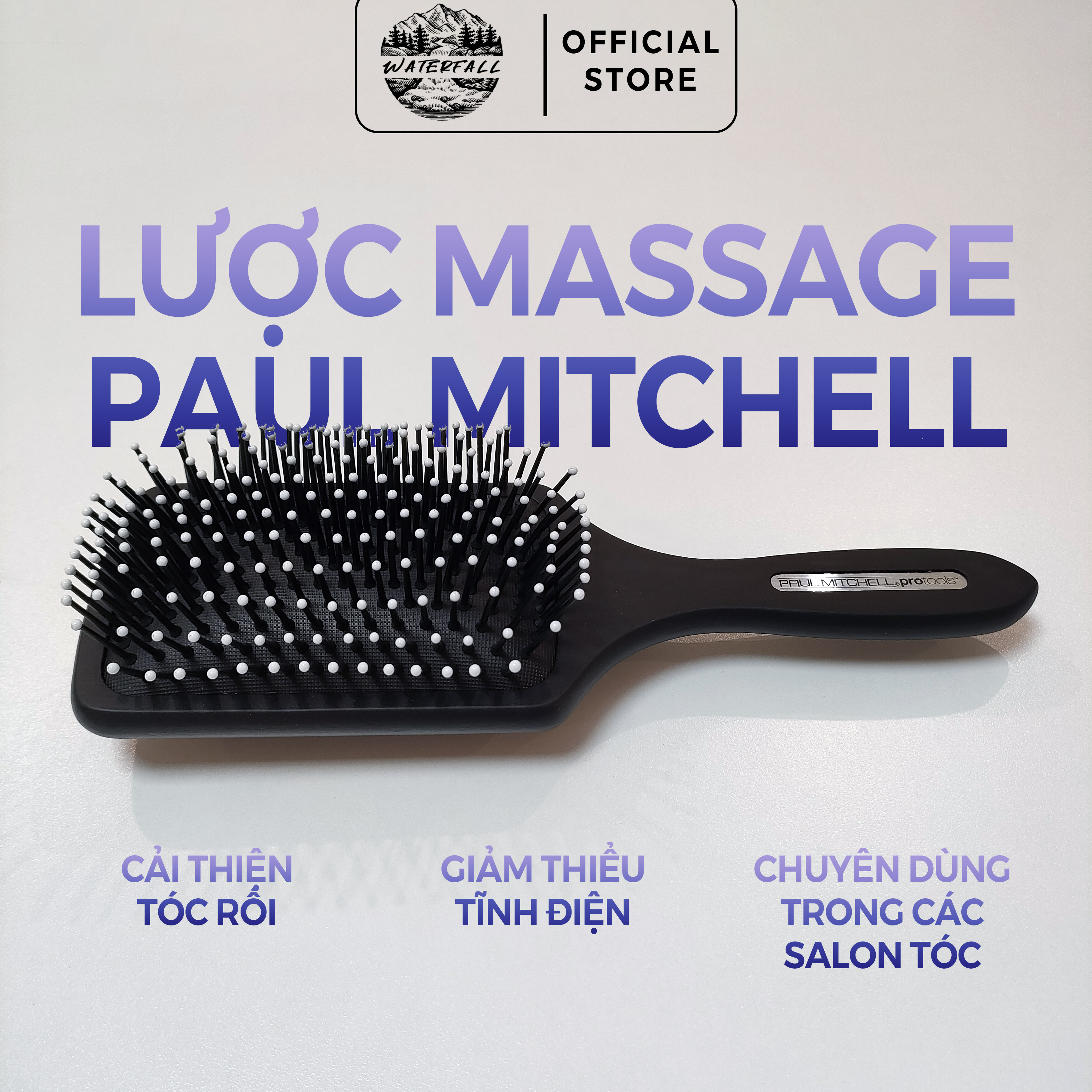 Paul 4WD Pro Tools 427 massage brush hair comb beauty styling linen