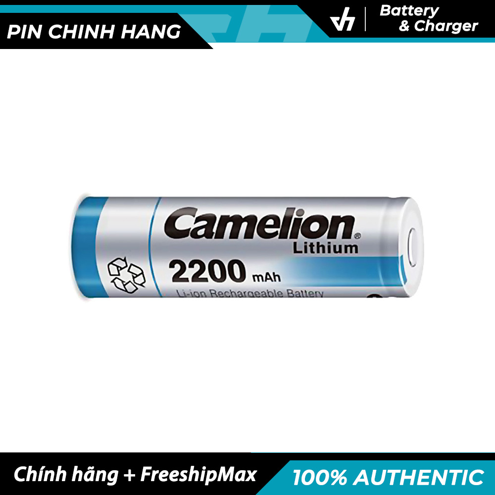 Cell pin laptop / sạc dự phòng camelion 18650 2200mah