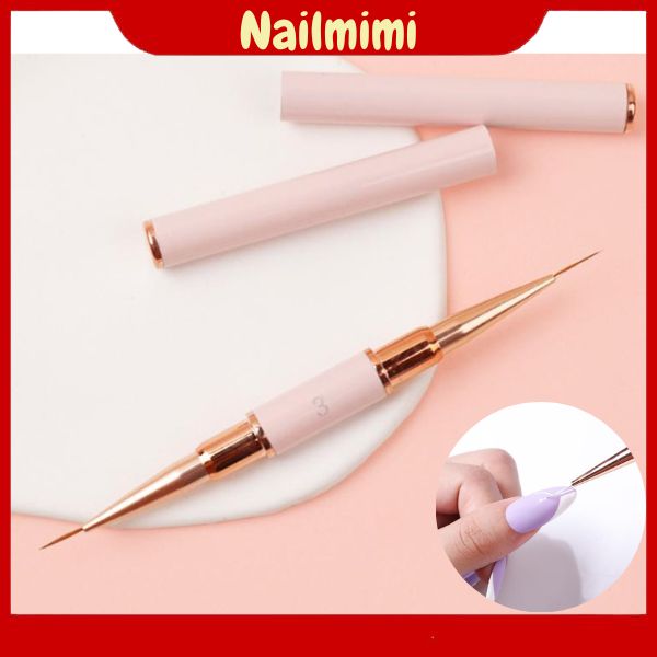 Cọ Nét 2 Đầu Cao Cấp, Cọ nét 2 đầu siêu mảnh.cọ nét vẽ móng chuyên dụng