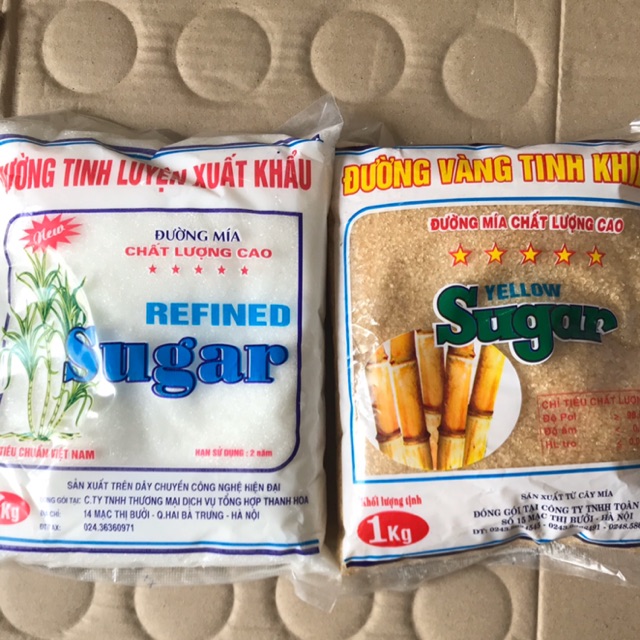 Đường kính vàng xuất khẩu (1kg) Đại lý gạo Bà Tám