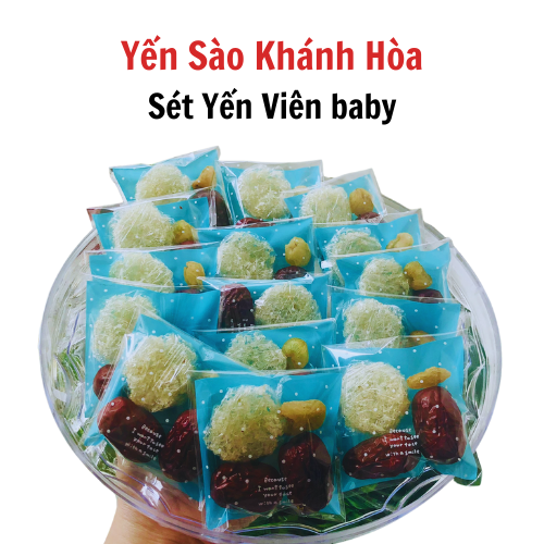 Combo 20 túi yến baby mix sẵn + đồ chưng kèm - yến sào khánh hòa nguyên chất 100%