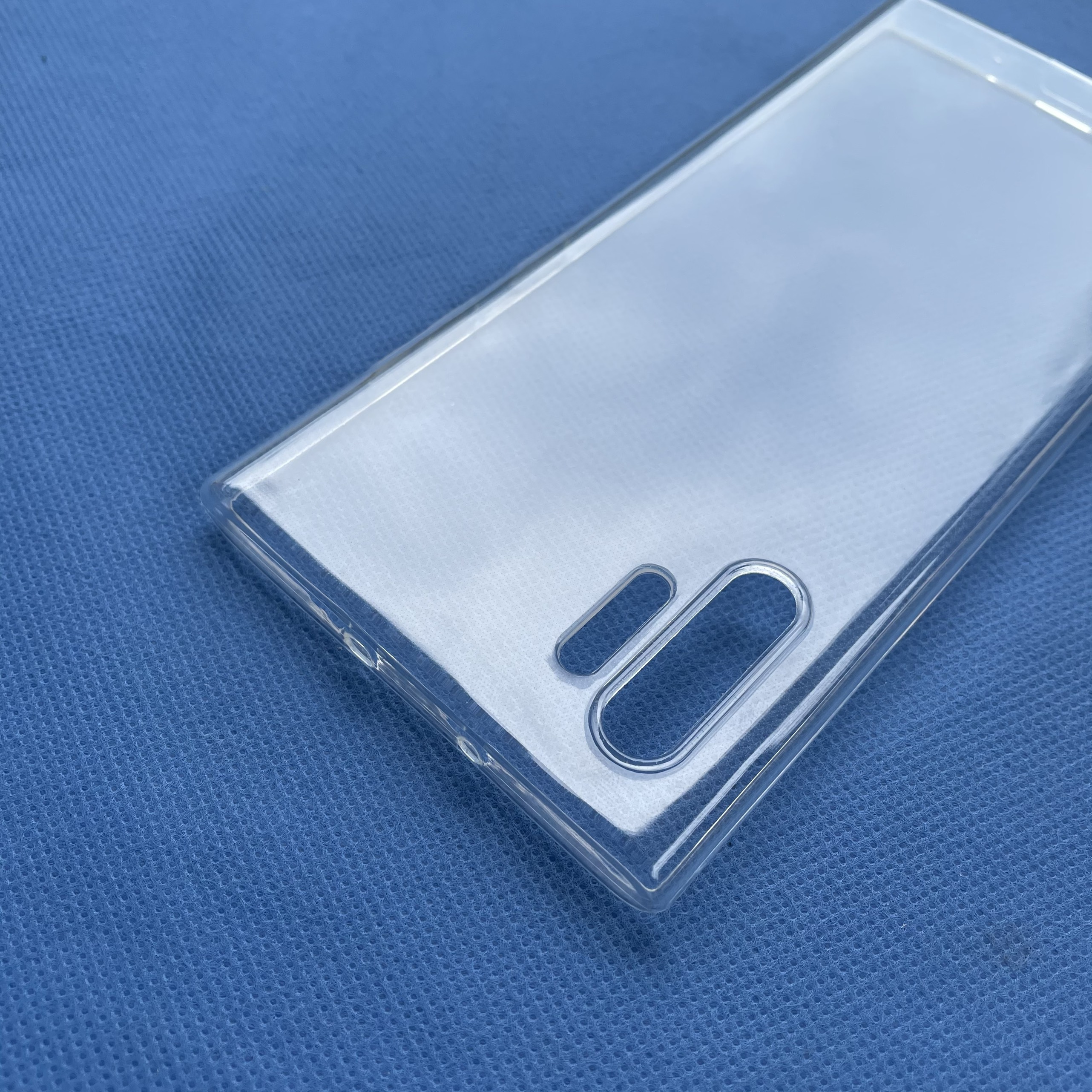 Ốp lưng silicon Gor cho Samsung Galaxy Note 10 Plus siêu mỏng, có gờ bảo vệ camera