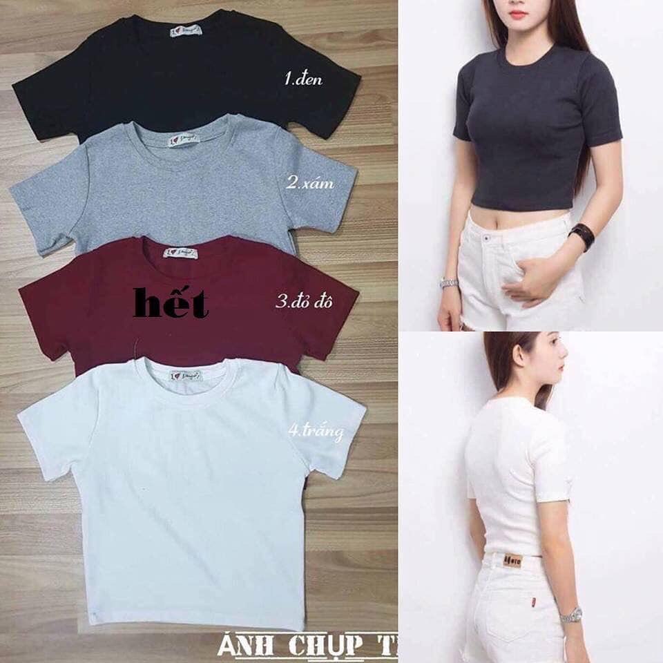 Aó croptop thun gân Thailand