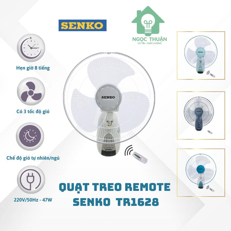 Quạt treo tường Senko có remote TR1628