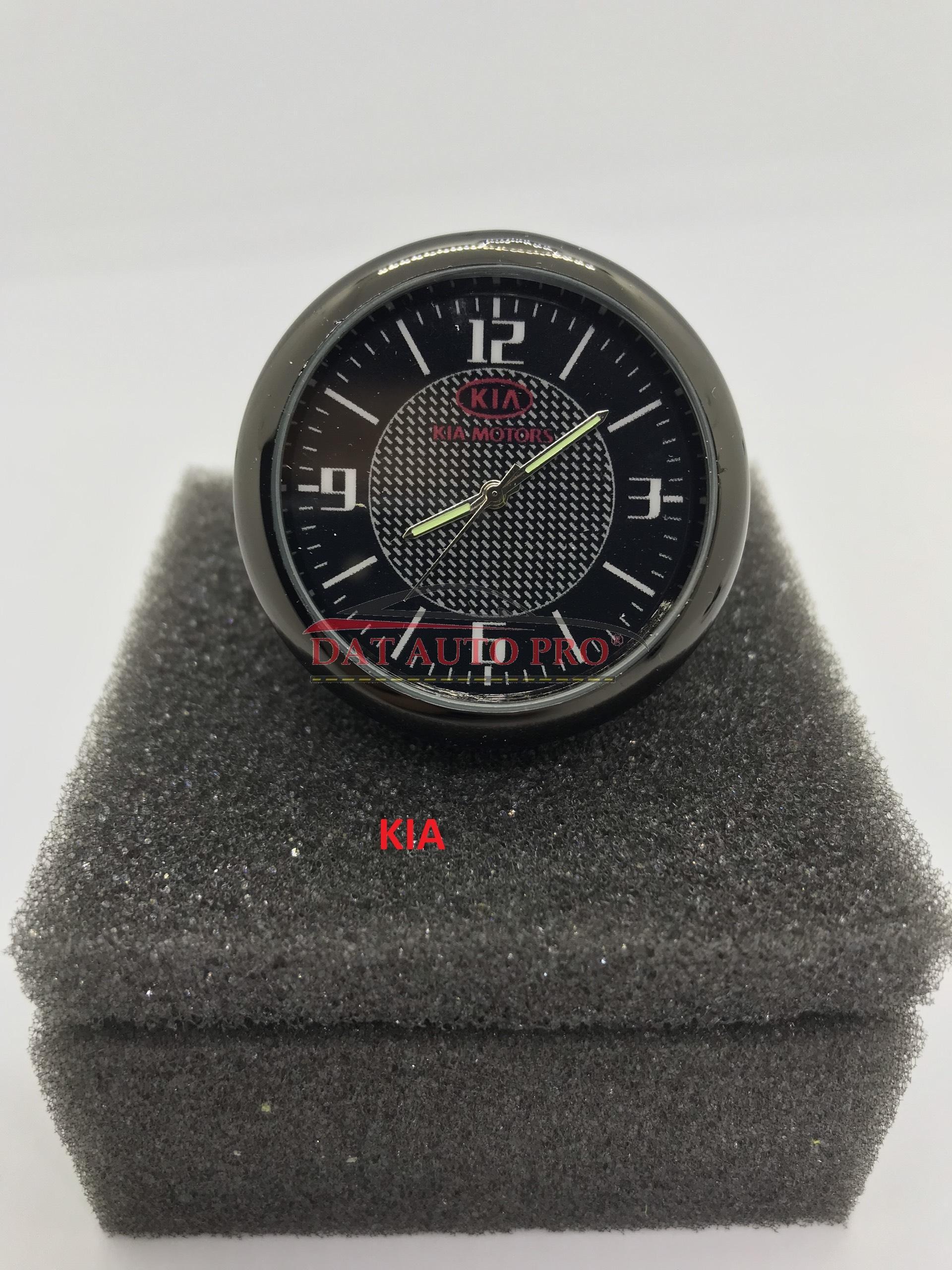 Đồng hồ logo các hãng xe trang trí ô tô Kia