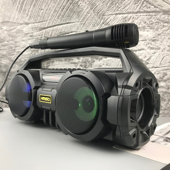 Loa karaoke bluetooth Kimiso KM-S1 tặng kèm mic hát