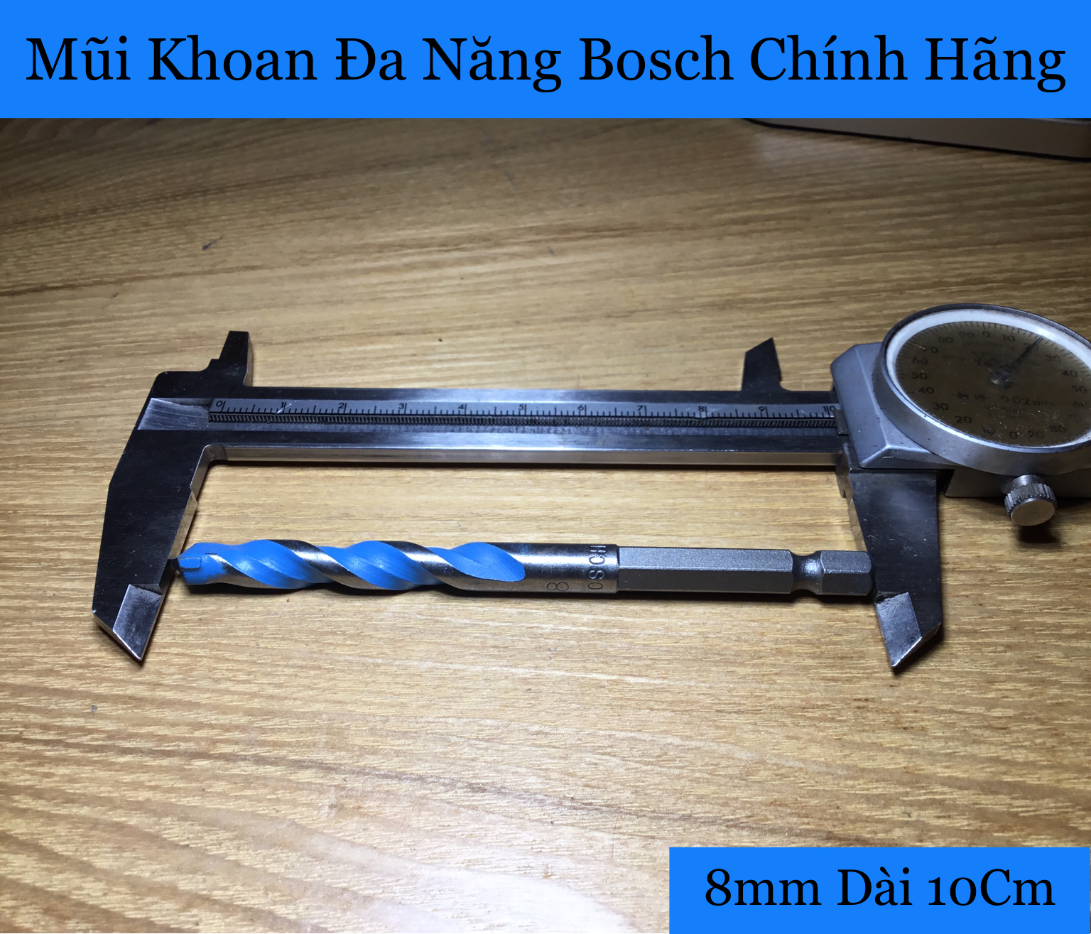 [HCM]Mũi Khoan Tường Gạch Men Chính Hãng 8mm