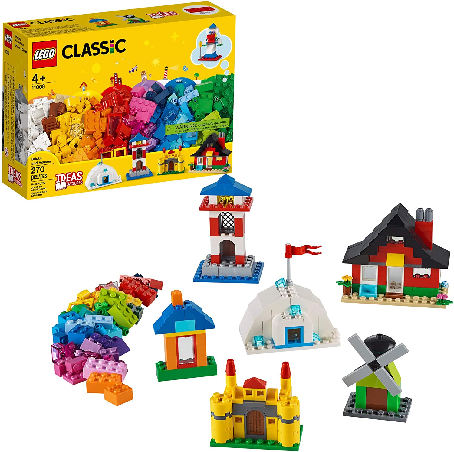 Đồ chơi lego classic - gạch sáng tạo nhà cửa - 11008