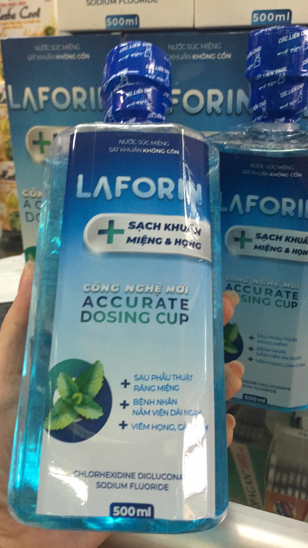 Nước súc miệng sát khuẩn Laforin