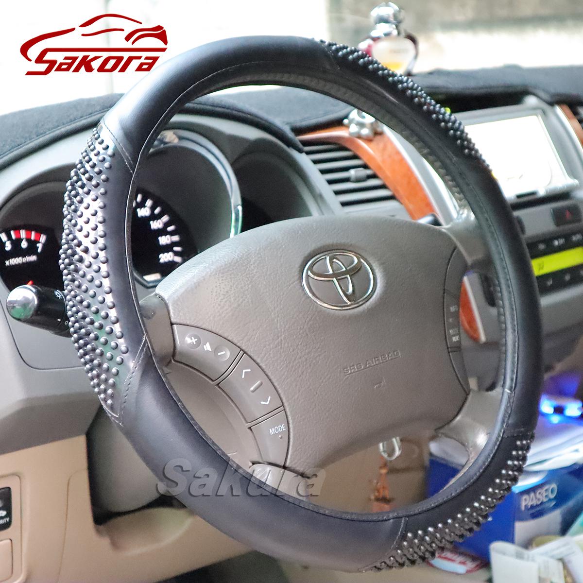 [HCM]Tay lái massage chất lượng  với các hạt massage   có thể làm giảm mệt mỏi (Kích thước sản phẩm: 38CM)