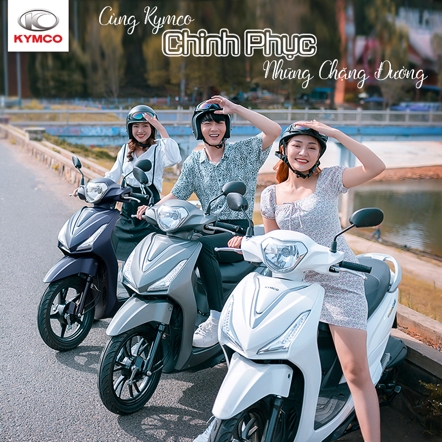 Xe máy KYMCO CANDY HERMOSA xe tay ga 50CC phiên bản chân chống điện XE MÁY TIẾN THU