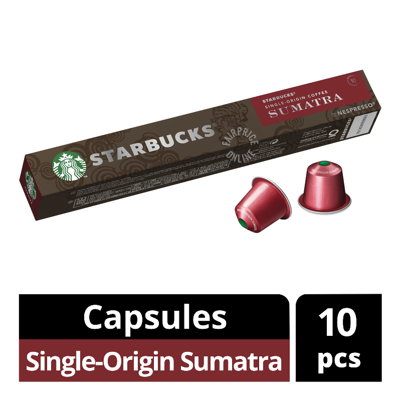 Starbucks® sumatra by nespresso® - 10 capsules, date 08/2025