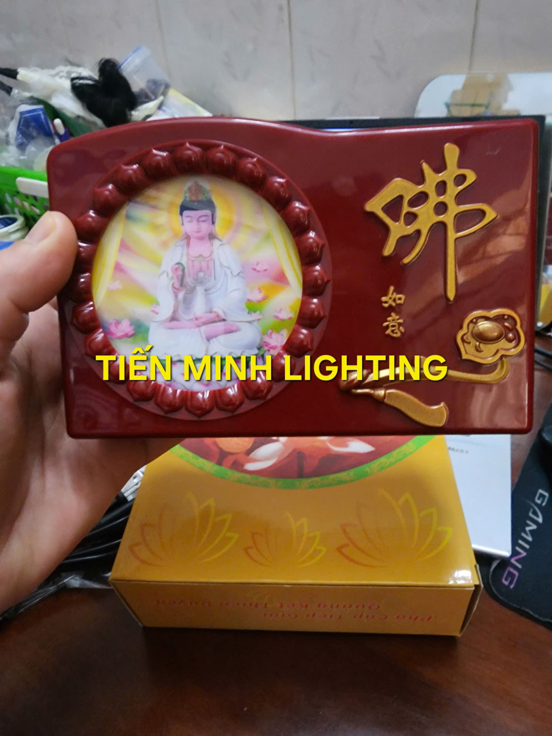 Máy Niệm Phật 20 Bài Sử Dụng Phòng Thờ, Đình, Chùa Máy Niệm Rất Dễ Dàng Sử Dụng Với 3 Pin AA, Hoặc Dây Cắm Điện HY-83