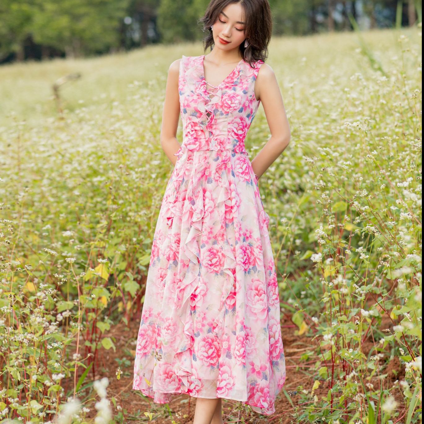 OLV - Đầm Brigita Rose Dress