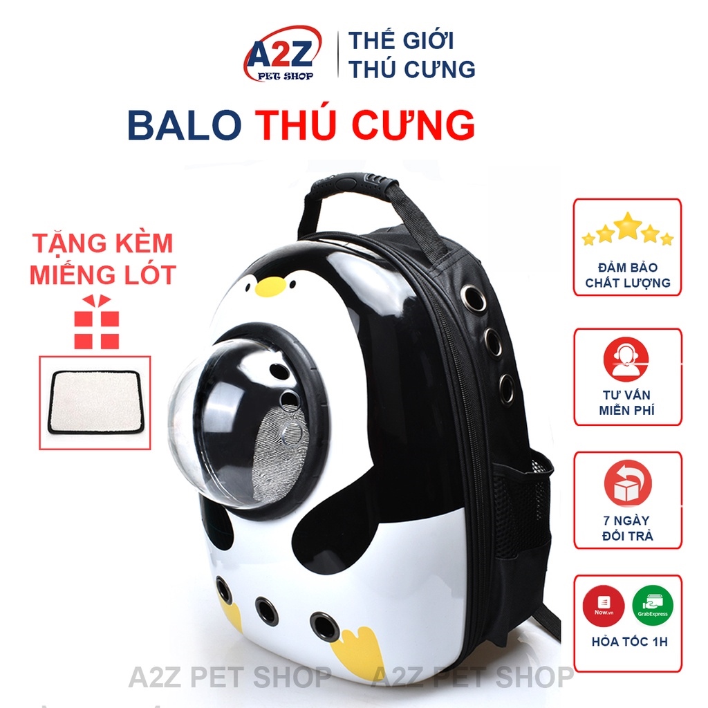◄❀ [Mã 255FMCGSALE giảm 8 tối đa 100K đơn 500K] Balo Thú Cưng loại Balo Phi Hành Gia và Balo Trong Suốt Hàng Nhập Khẩu