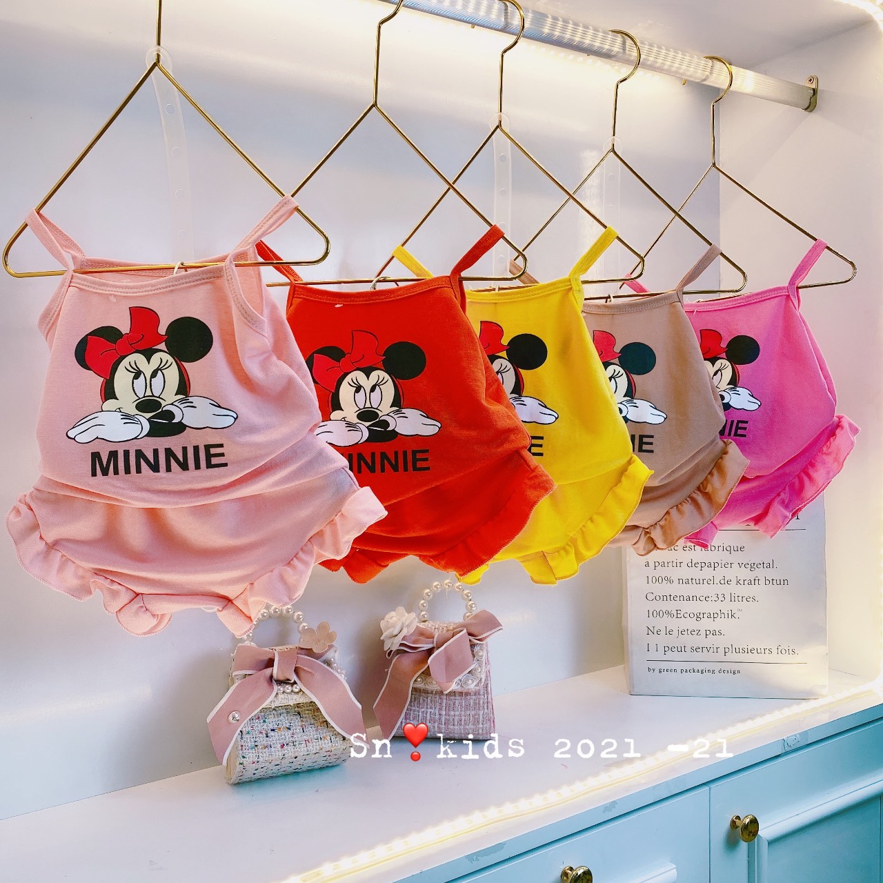 Bộ 2 dây Mickey cho bé gái
