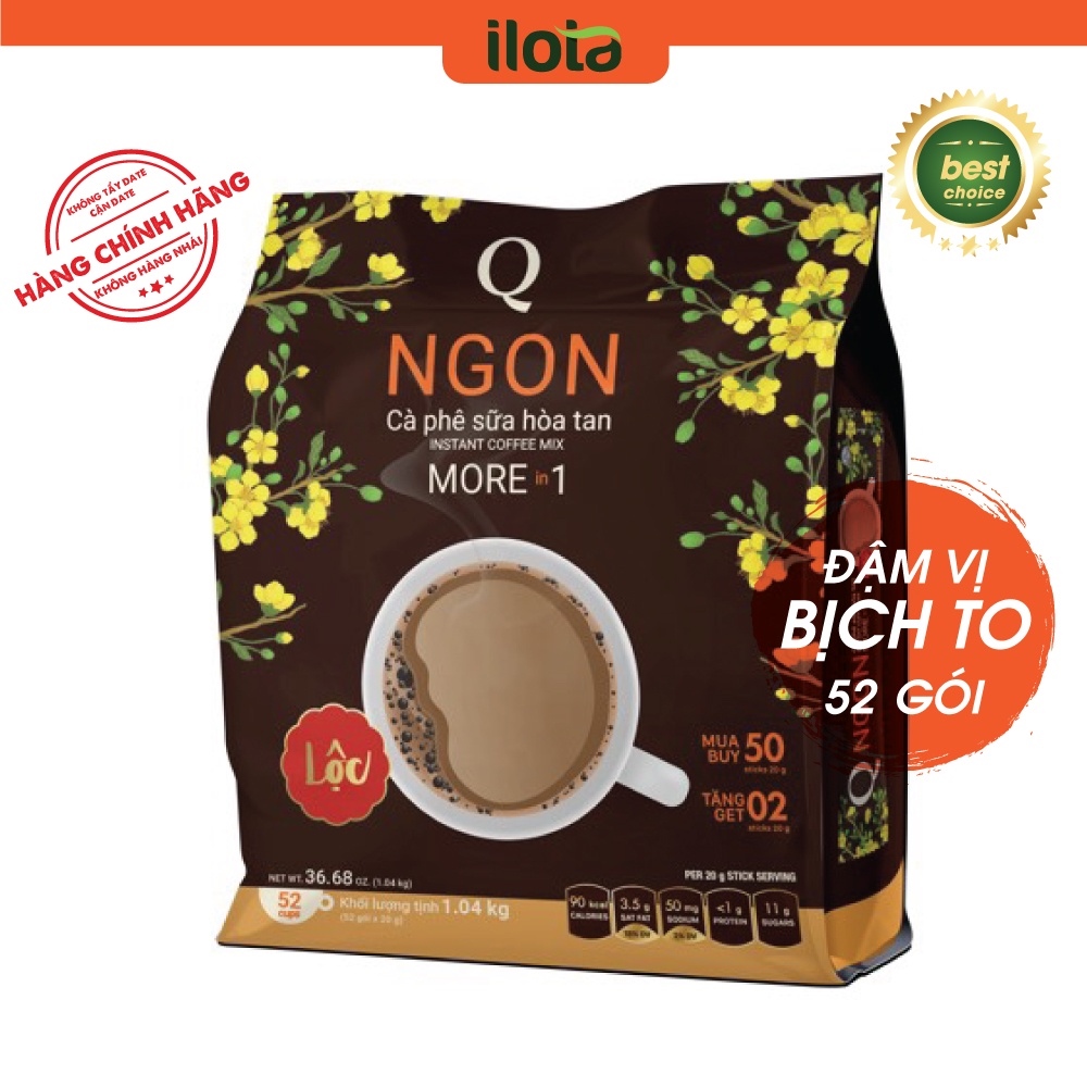 Cà Phê Hoà tan 3 in 1 Ngon Q Cafe sữa uống liền Express Trần Quang Coffee