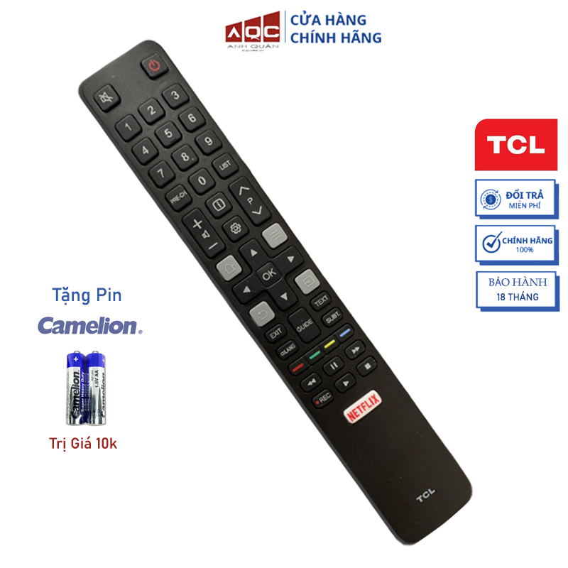 Điều khiển tv tcl smart - remote tv tcl smart chính hãng