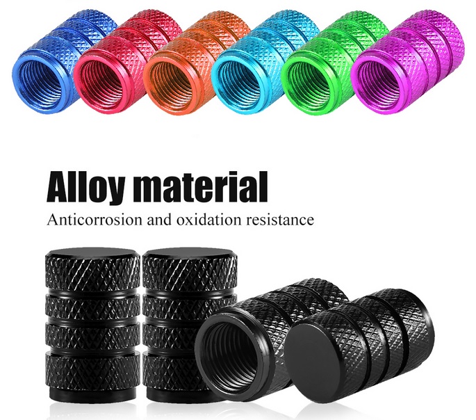 Bộ 4 nắp chụp van vòi lốp xe ô tô,xe máy-otoshop Model2