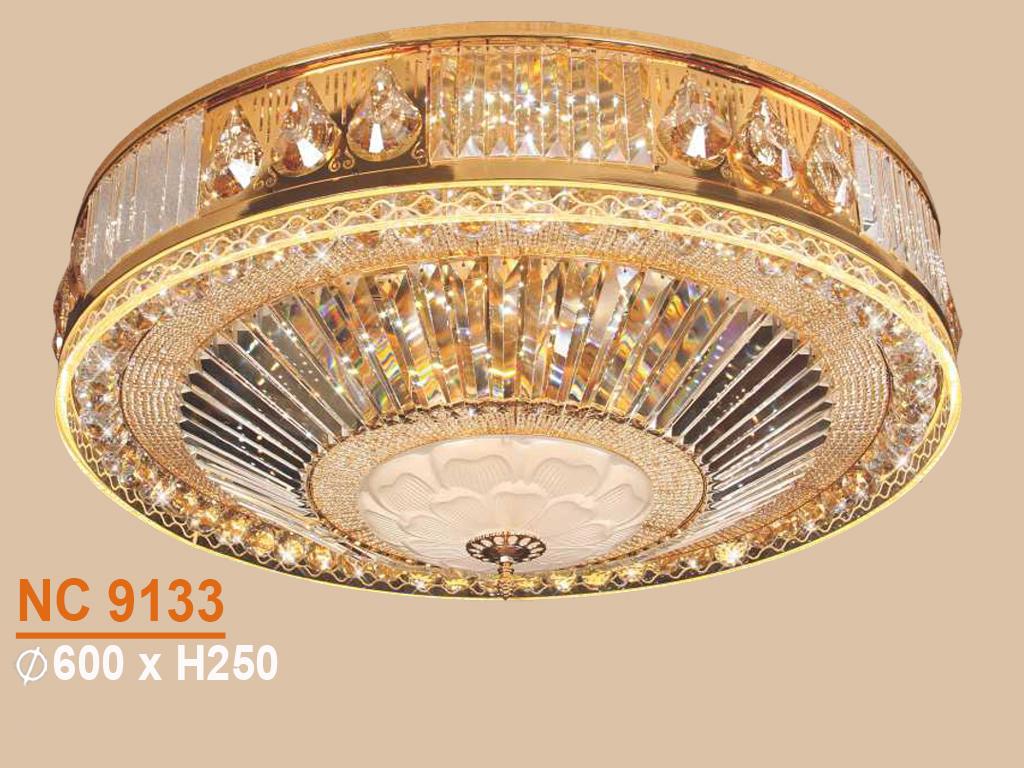 Đèn mâm ốp trần - pha lê trang trí vkt-nc-9133a
