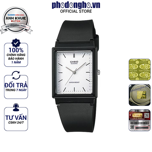 Đồng hồ nam dây nhựa Casio Anh Khuê MQ-27-7EDF