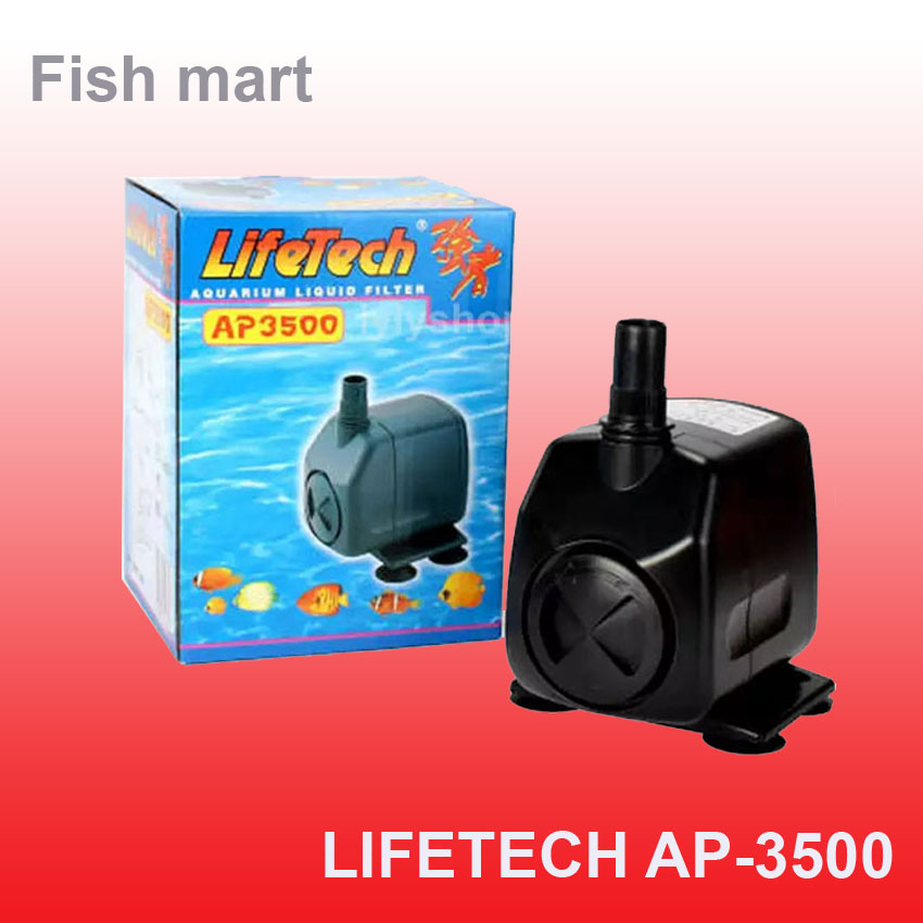 Máy bơm lifetech ap3500, 60w-3000l/hr dùng cho hồ bể cá cảnh, thủy canh, hòn non bộ
