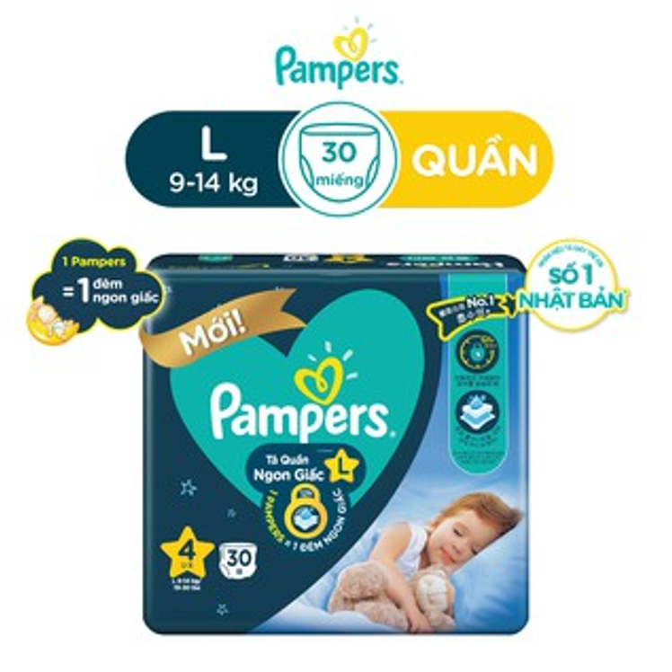 QT_PAMPERS_OF01 Pampers Quần Ngủ Ngon L30