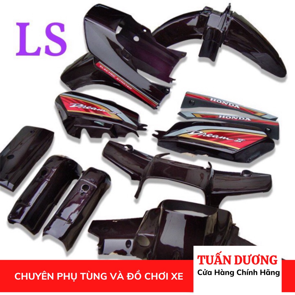 Dàn Áo Dùng Cho Xe Dream Hàng Loại Đẹp Bộ Nhựa Xe Dream Thái Và Dream Việt Các Đời Tặng Kèm Tem 3 Lớp Xịn