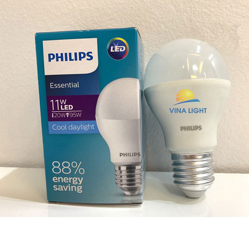 Đèn led bulb e27 5w essential g5 - philips 5w, 7w, 9w, 11w, 13w chính hãng