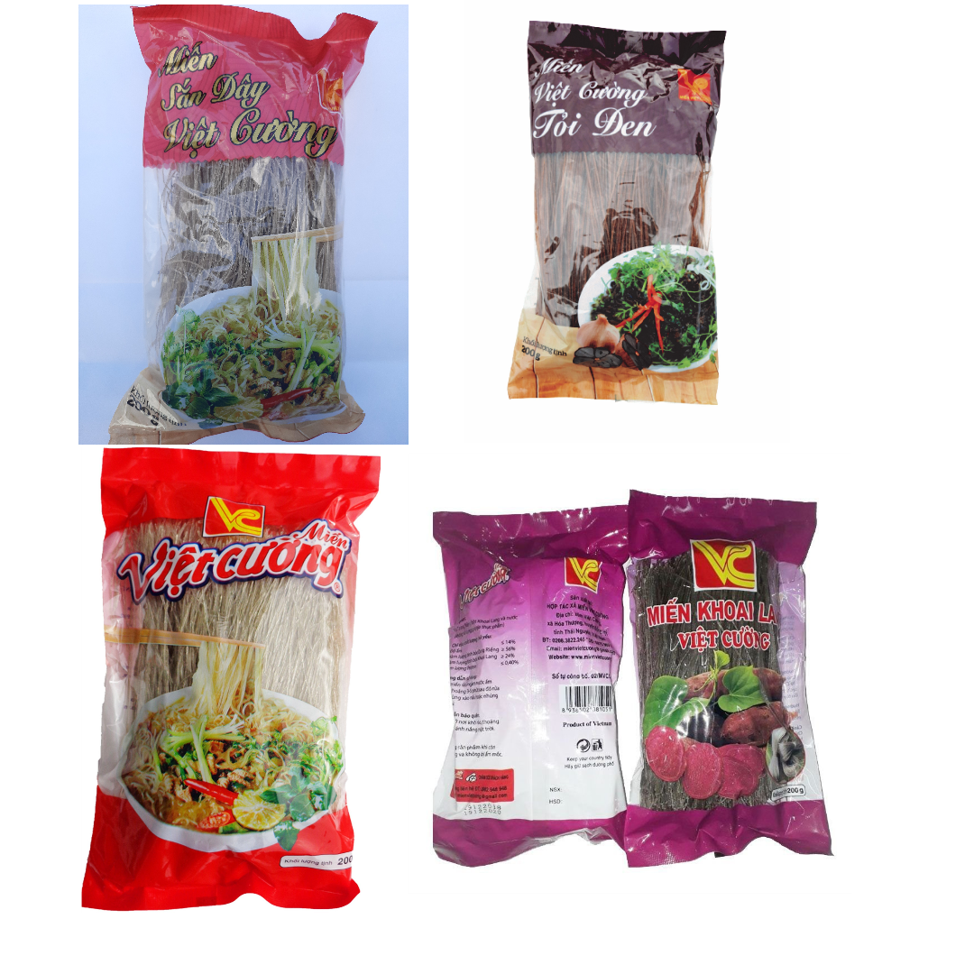 Combo 1kg Miến Việt Cường Các Loại