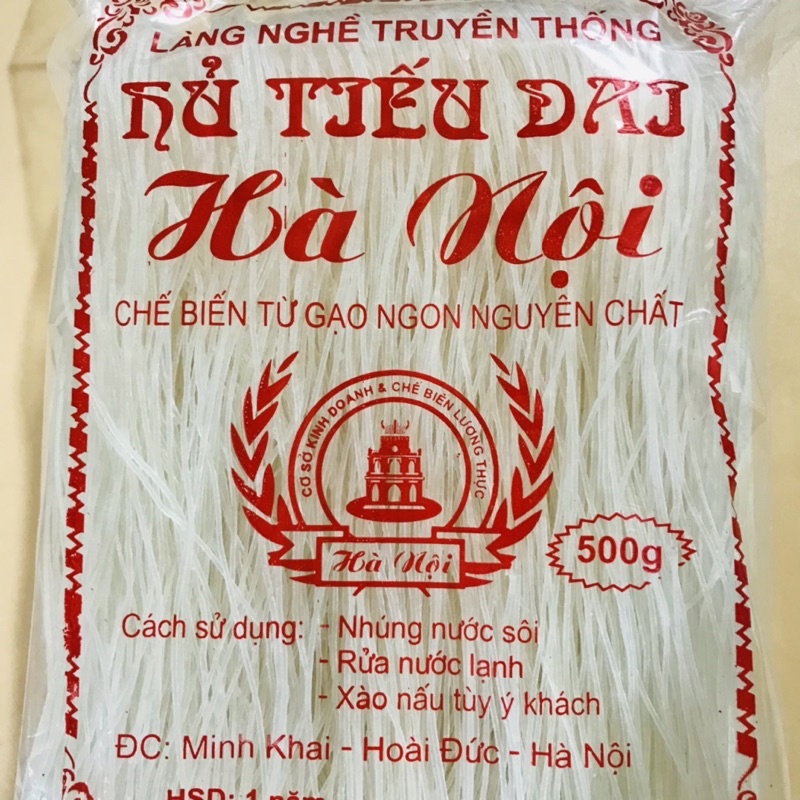 Mì gạo sạch dai ngon nhà làm gói 500g